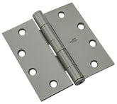 National Hardware N236-014 Template Hinge, Steel, Prime Coat, Non-Rising, Removable Pin, 90 lb